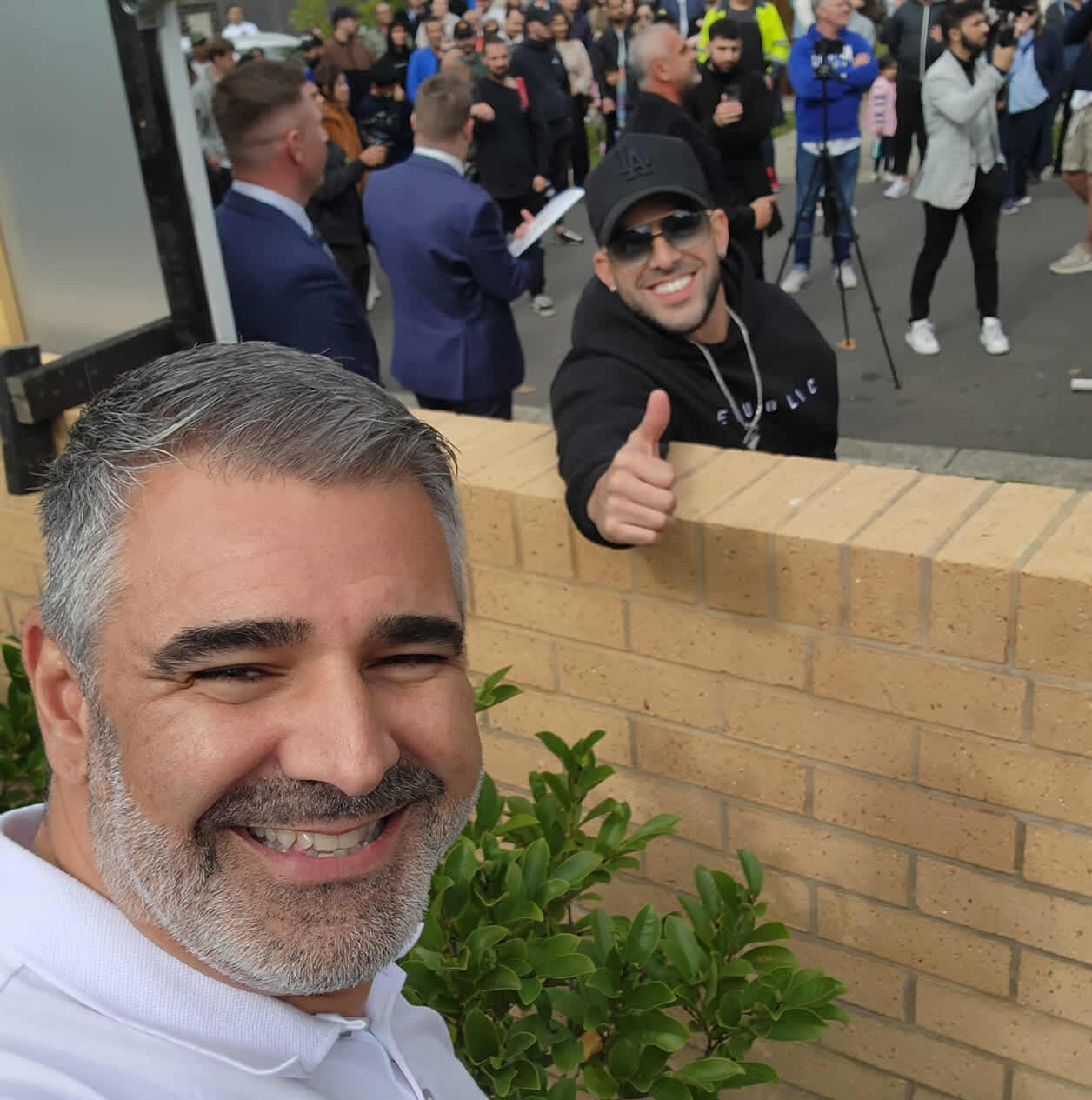 Adrian Portelli with Nathan Portelli from Auctions Live