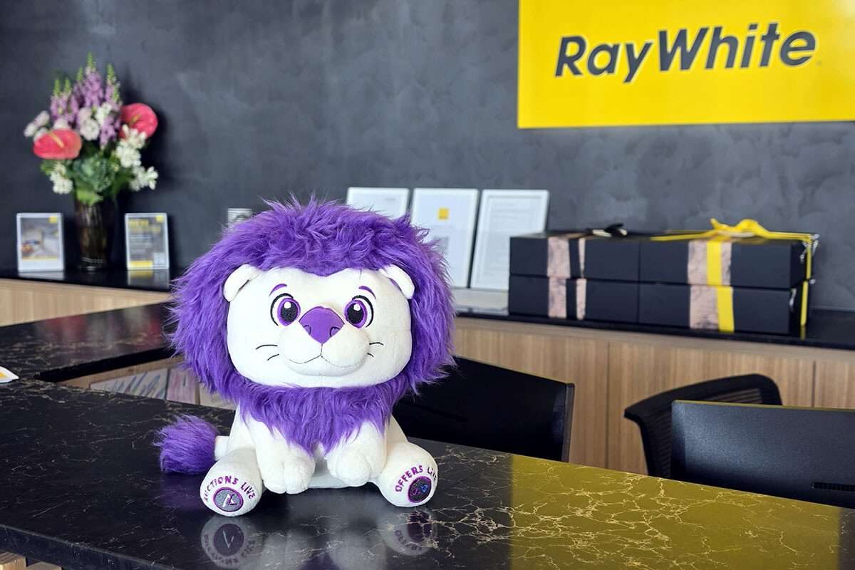 Live the Lion at a client office
