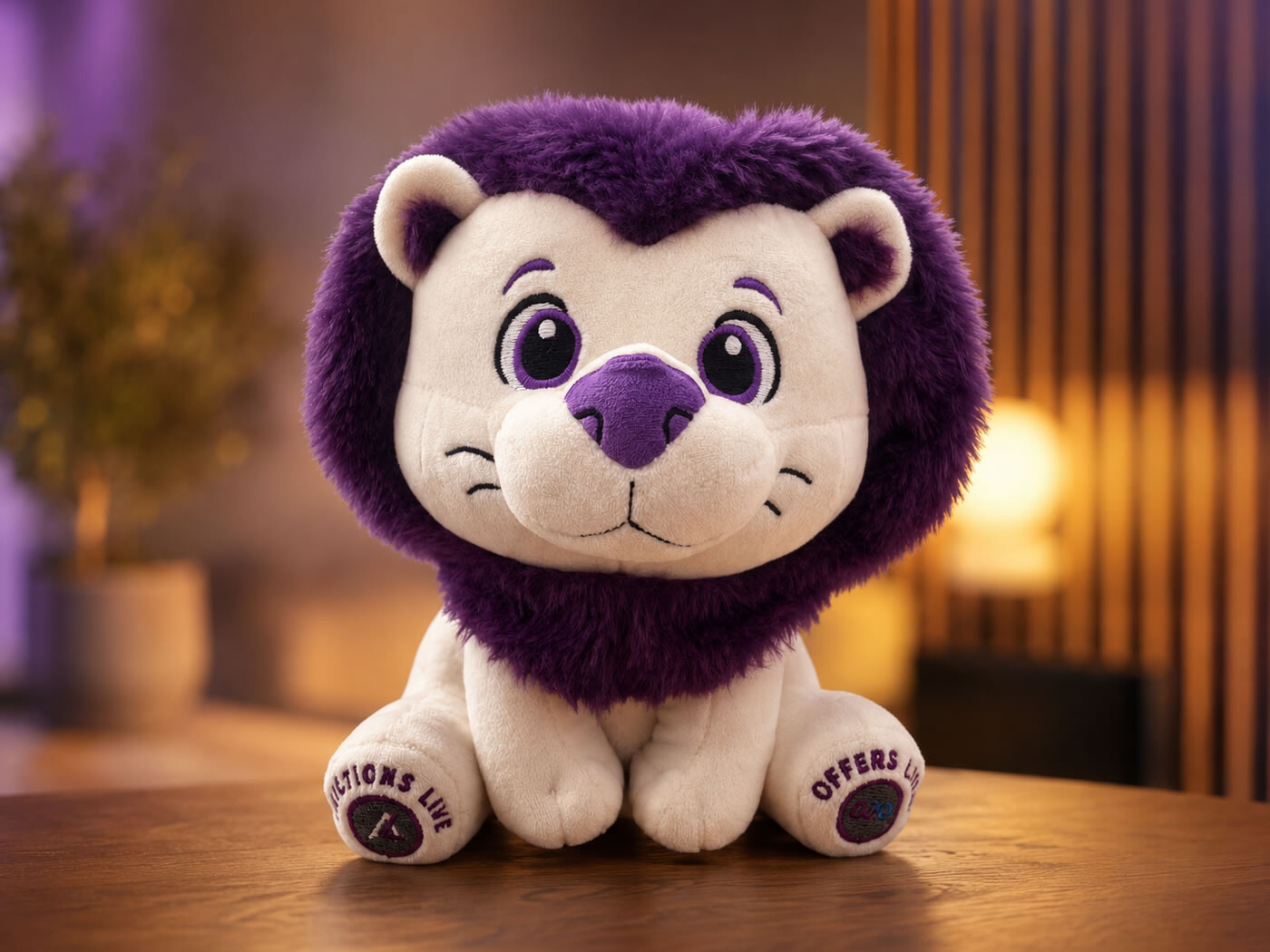 Live the Lion plush mascot
