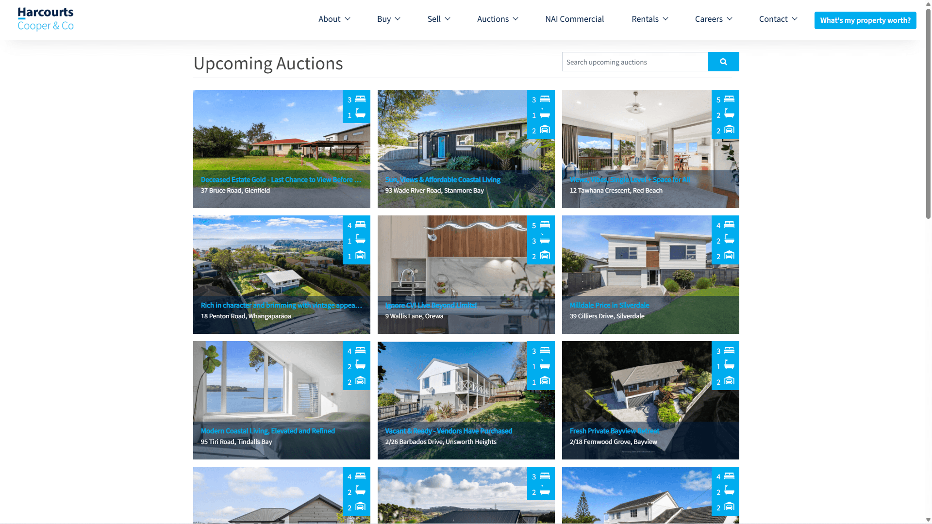 Interactive Website Display Widget - Harcourts - 1