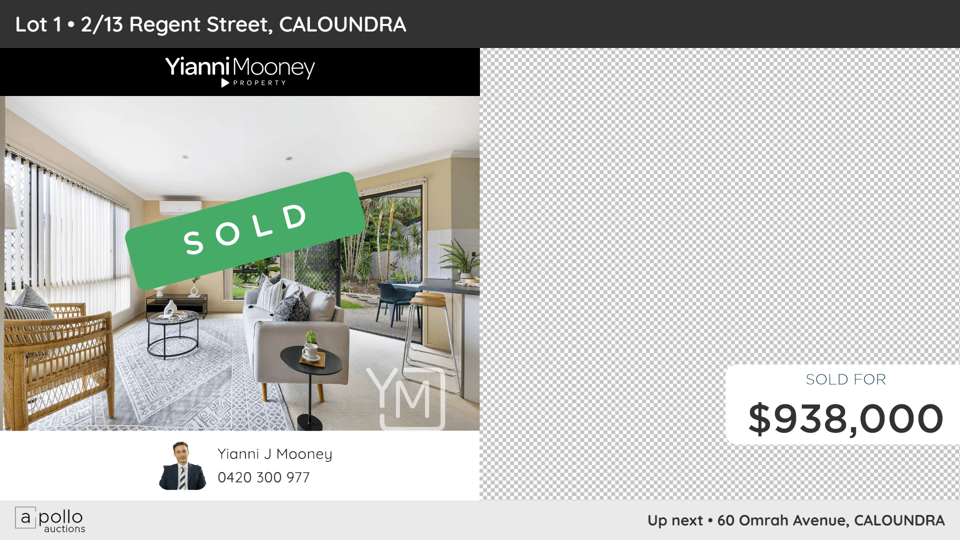 Livestream Overlay - Apollo Auctions