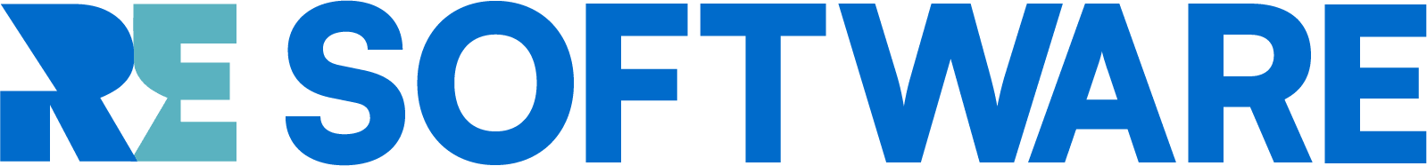 RE Software logo colour for light background